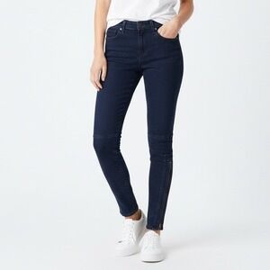Rag Bone Jean Womens Size 26‎ Dark Indigo Skinny Zipper Ankle Jeans W15351382